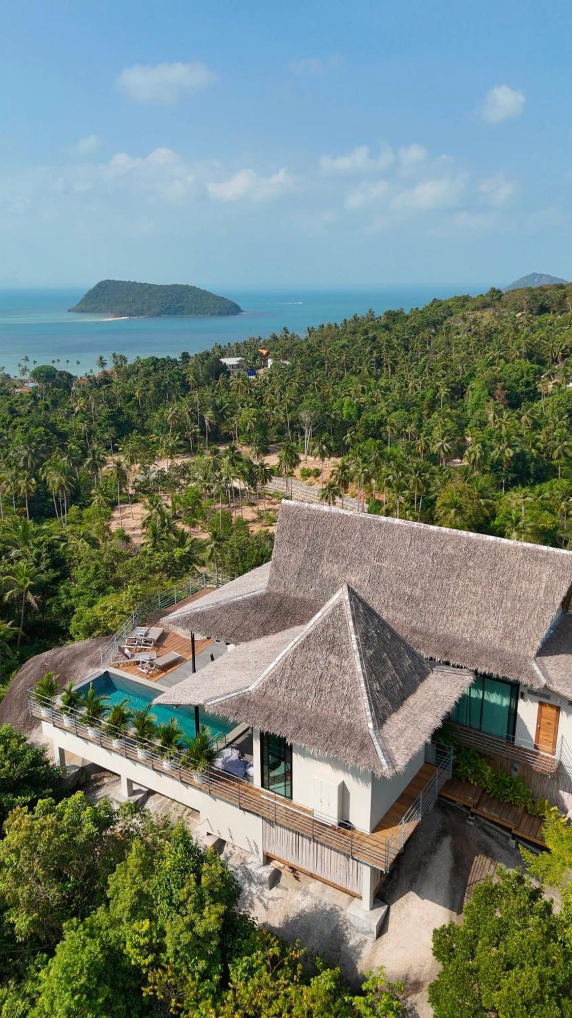 Villa On The Rock - 360 Bay View Thong Sala Bagian luar foto